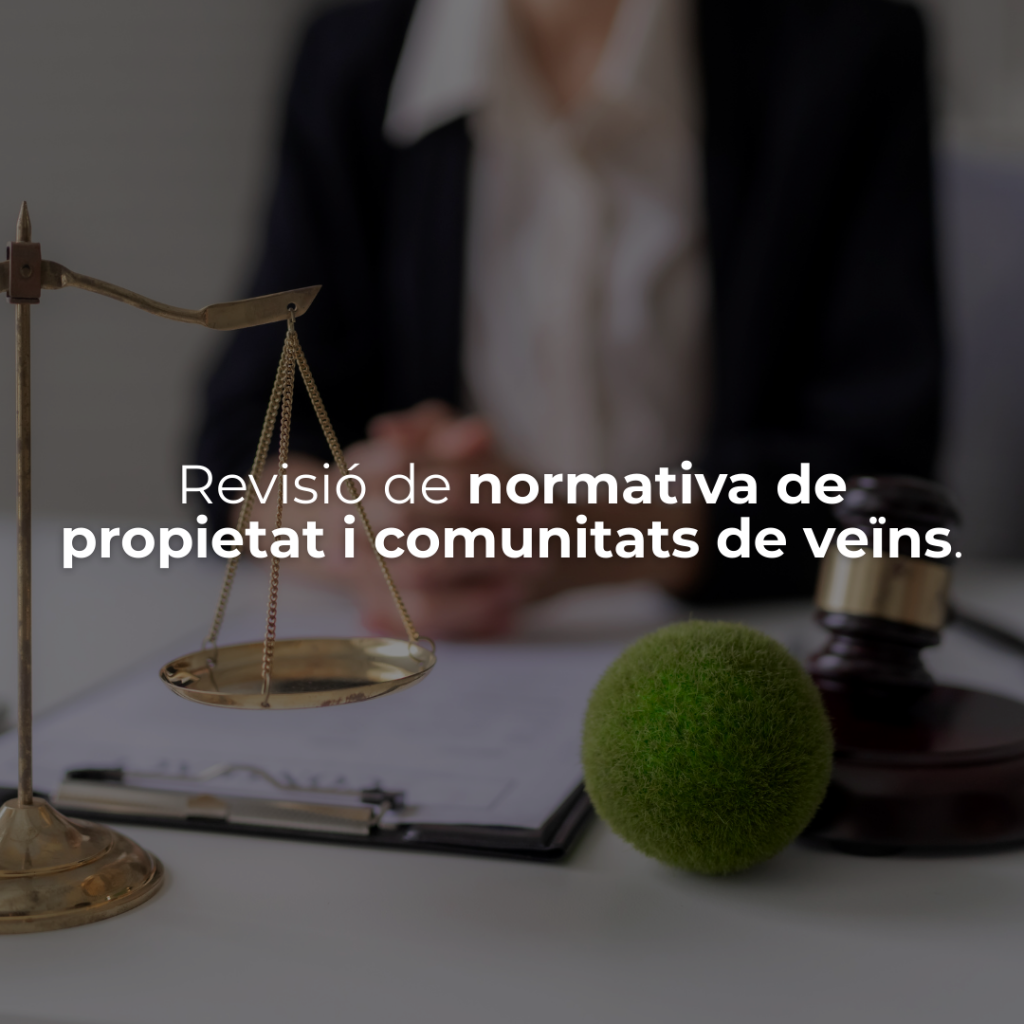 Revisió de la normativa de propietat horitzontal per a comunitats de veïns